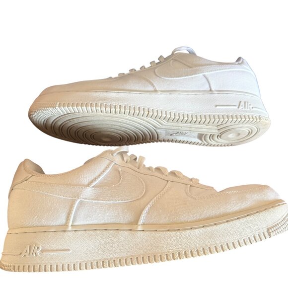 NikeAir Force 1 Low Canvas \'Summit White Men\'s 11 CLEAN-pre-loved main image 7